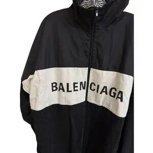 Balenciaga | Jackets & Coats | Balenciaga Black White Logo